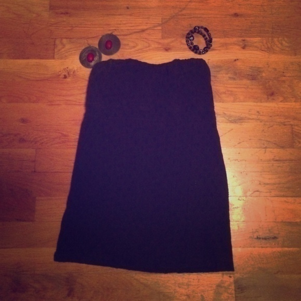 Navy Blue FREE PEOPLE Tube Top‎ Size Small
